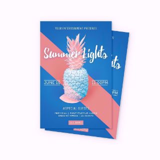 6" x 9" custom wholesale flyers on table